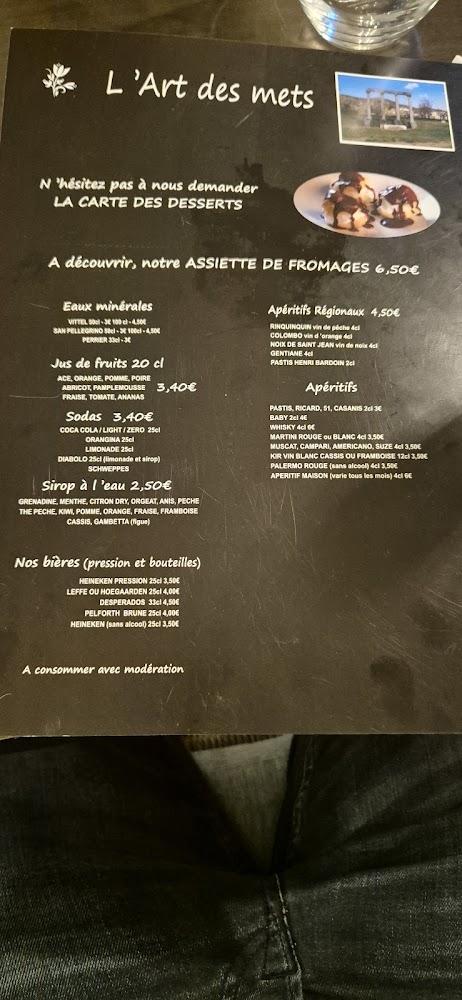 L Art Des Mets - Menu Image 3
